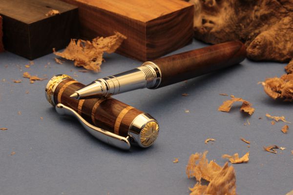 Close-end of Triton Segmented Wood cap