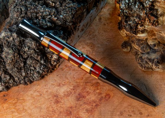 Seahawks Home Team Colors Buckeye Burl Brass Pen Duraclick – Custom  Woodworker