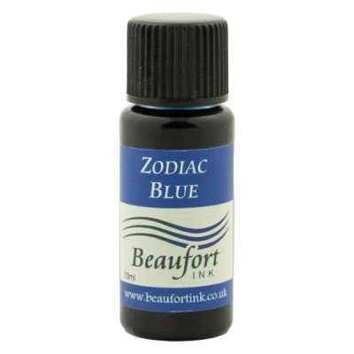 Bouteille d'encre Beaufort Bleu Zodiac, 10 ml.