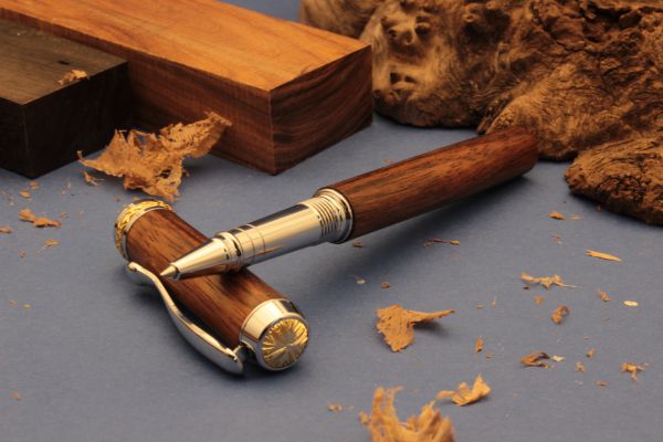 Close-end of Triton Macassar Ebony